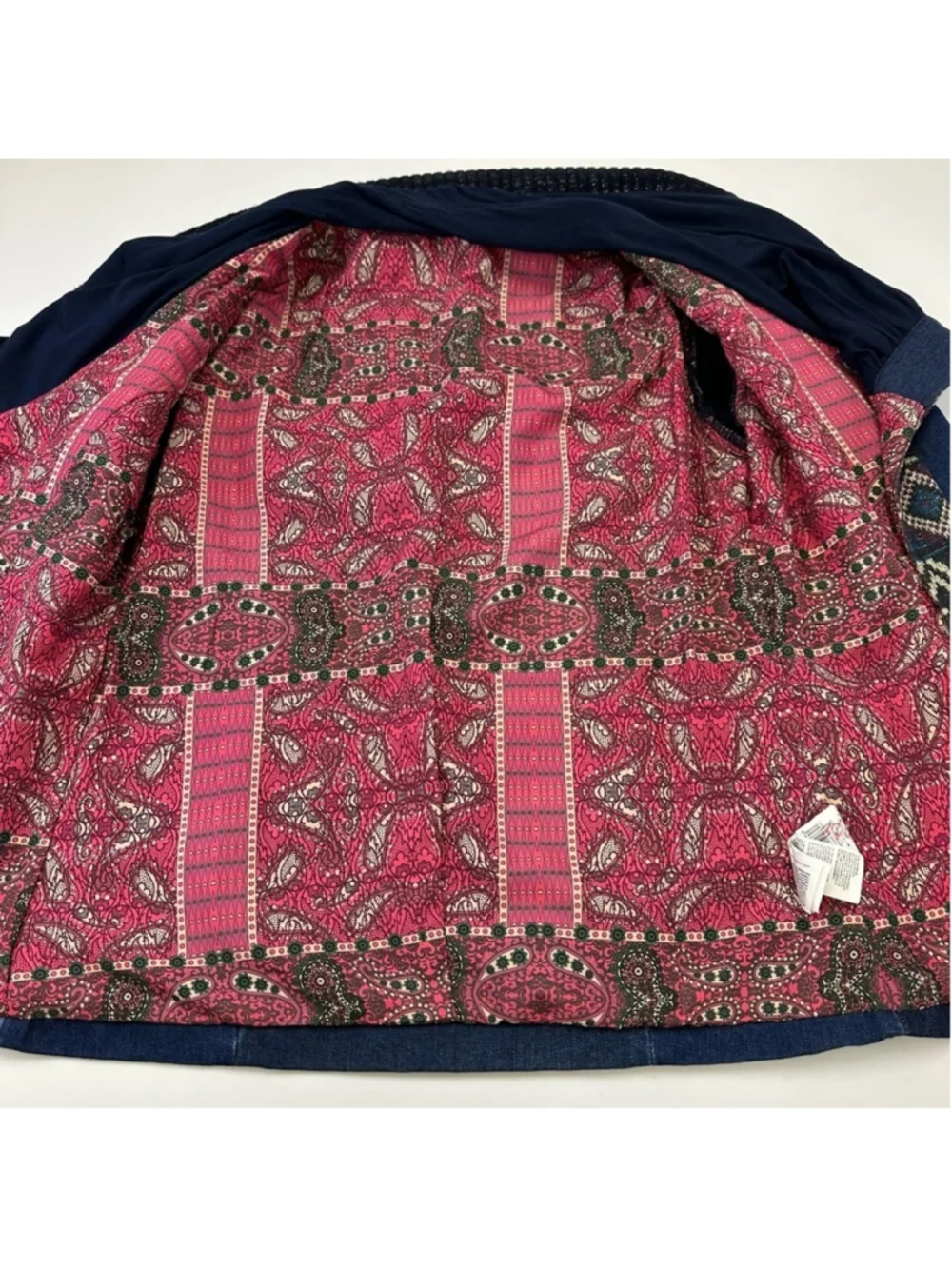 Desigual Marsella denim knit jacket Womens Size Medium - Picture 4 of 10